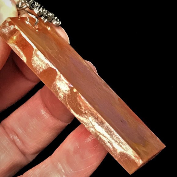 NWOT Wearable Art Resin Pendant, Resin Art - Picture 9 of 16